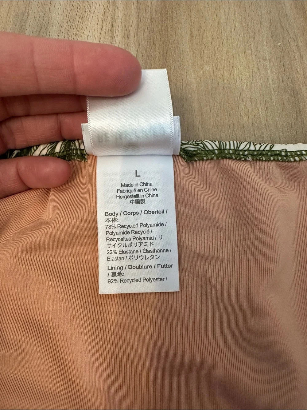 J. Crew Liberty Green Floral Tie-Side Bikini Bottoms